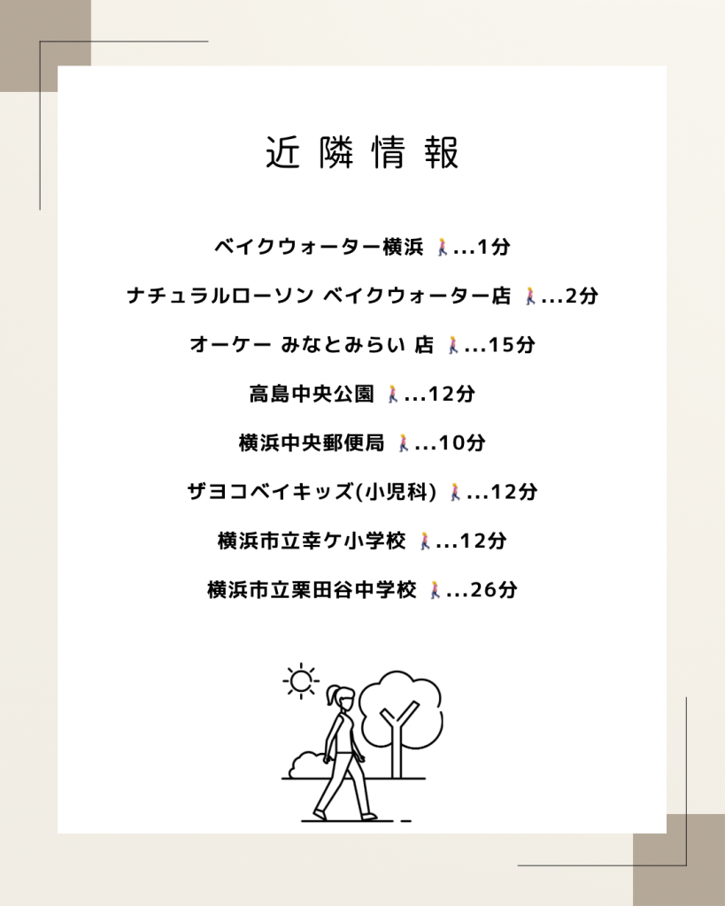 No.022近隣情報ナビューレ横浜28階.